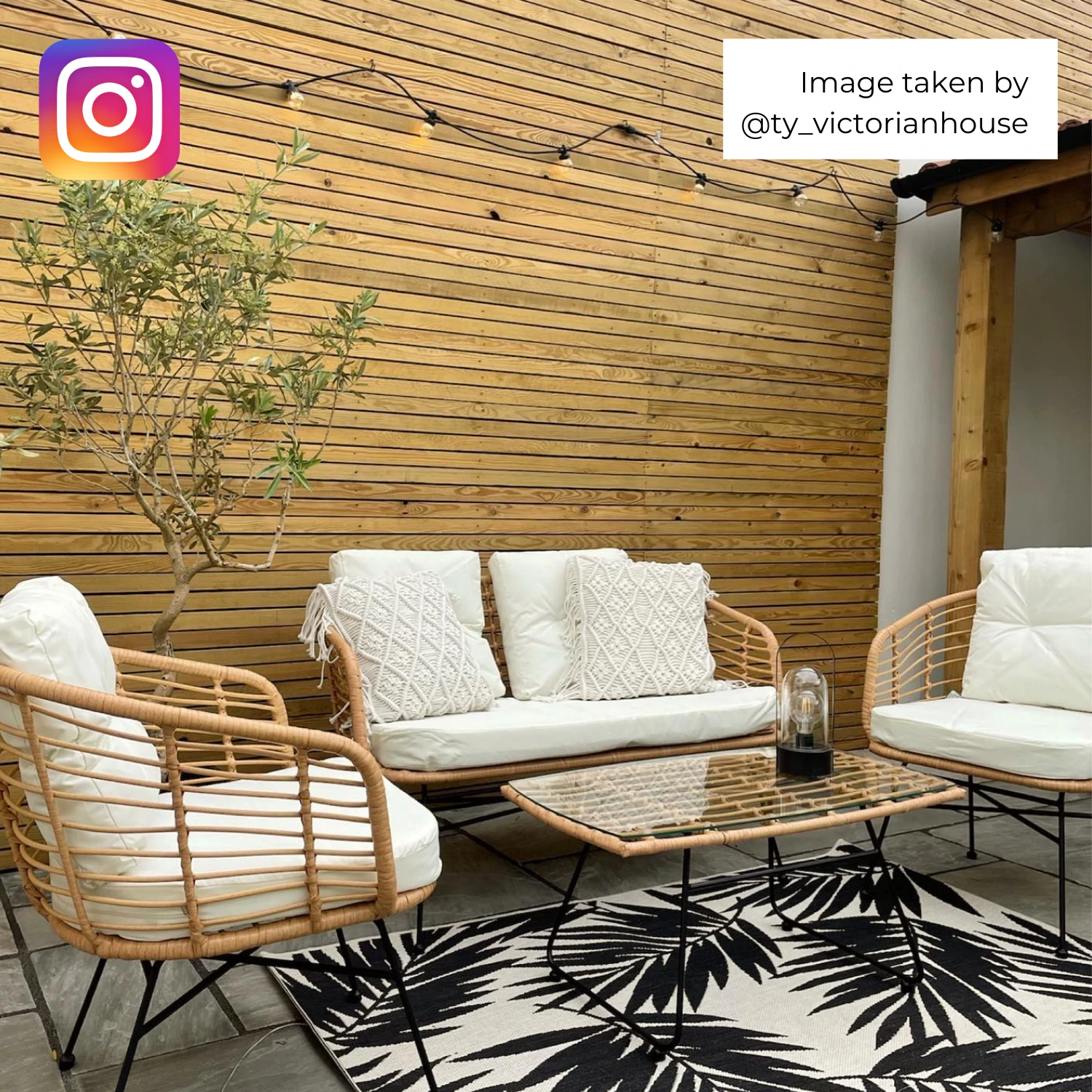 St Loy Natural 4 Seater Rattan Sofa Set 4 St Loy Natural 4 Seater Rattan Sofa Set - Image 3