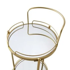 Berkeley Gold Effect Drink Trolley -Daals Shop TRLY 357 GOLD detail3
