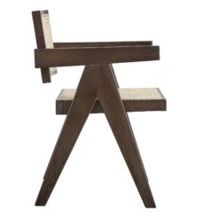 Jeanne Dark Walnut Cane Rattan Solid Beech Wood Dining Chair 19 Jeanne Dark Walnut Cane Rattan Solid Beech Wood Dining Chair -Daals Shop XN 1933C DARKWALNUT WB3