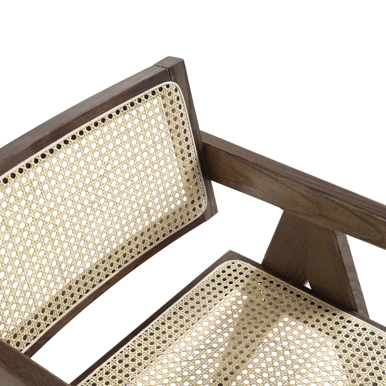 Jeanne Dark Walnut Cane Rattan Solid Beech Wood Dining Chair 11 Jeanne Dark Walnut Cane Rattan Solid Beech Wood Dining Chair - Image 9