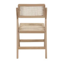 Frances Set Of 2 Folding Cane Rattan Chairs, Natural Colour -Daals Shop XN 2054 NAT 2P 5