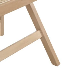 Frances Set Of 2 Folding Cane Rattan Chairs, Natural Colour -Daals Shop XN 2054 NAT 2P detail3