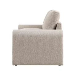 Hampstead Taupe Boucle Curved 2-Seater Sofa -Daals Shop XRSF 2161 TAUPE BOUCLE 2ST WB4