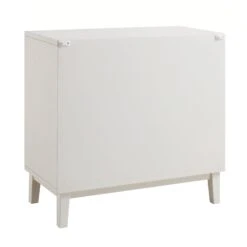 Bianca Chip Carved 3 Drawer Chest, Sand Beige & Ivory -Daals Shop XXCOD 008 TAUPE WHITE WB5