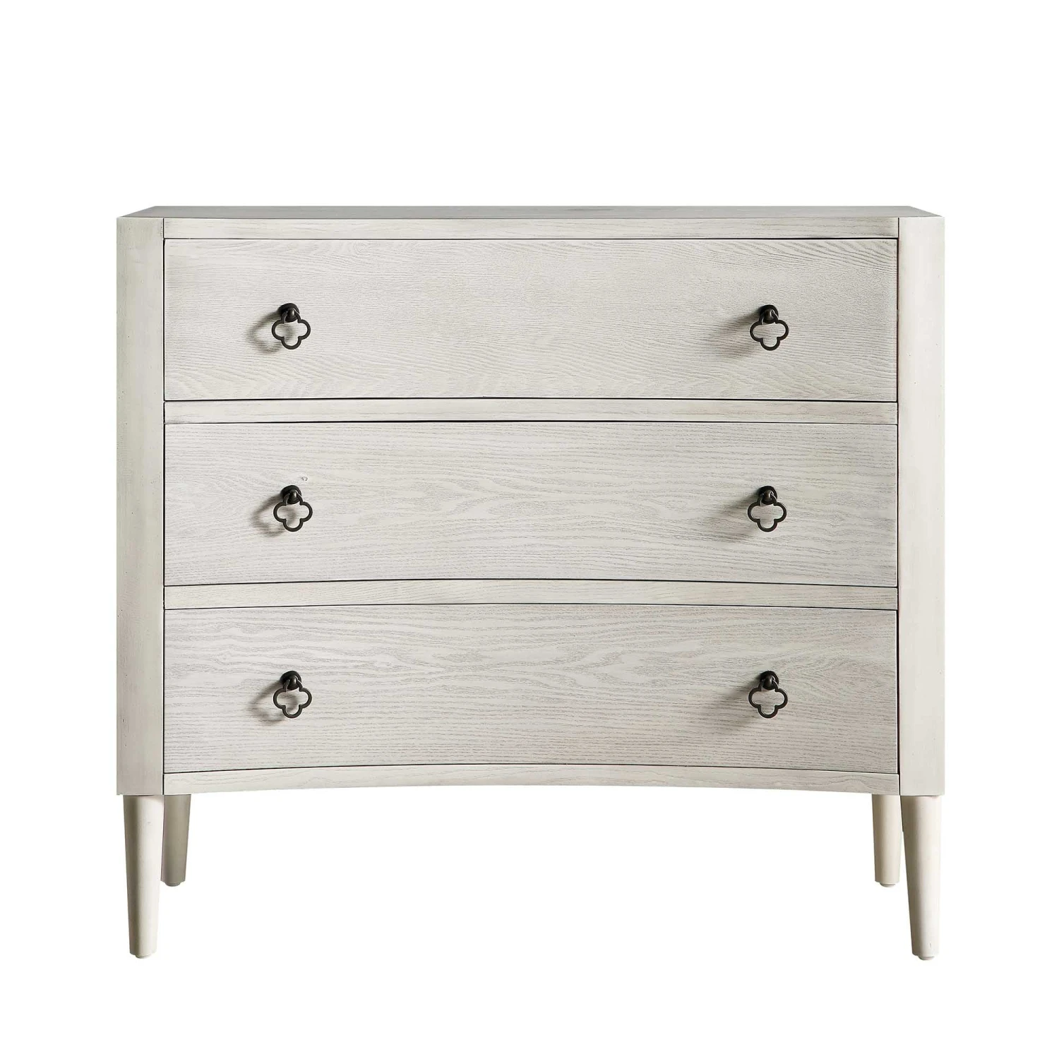 Thalia Concave Chest Of Drawers, Washed White 7 Thalia Concave Chest Of Drawers, Washed White - Image 5