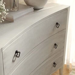Thalia Concave Chest Of Drawers, Washed White 22 Thalia Concave Chest Of Drawers, Washed White -Daals Shop XXCOD 023 WHITEWASH scene3
