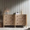 Thalia Concave Double Chest Of Drawers, Natural 1 Thalia Concave Double Chest Of Drawers, Natural -Daals Shop XXCOD 024 NAT main