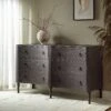 Thalia Concave Double Chest Of Drawers, Silver Oak 2 Thalia Concave Double Chest Of Drawers, Silver Oak -Daals Shop XXCOD 024 SILVEROAK main