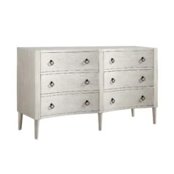 Thalia Concave Double Chest Of Drawers, Washed White 21 Thalia Concave Double Chest Of Drawers, Washed White -Daals Shop XXCOD 024 WHITEWASH WB2
