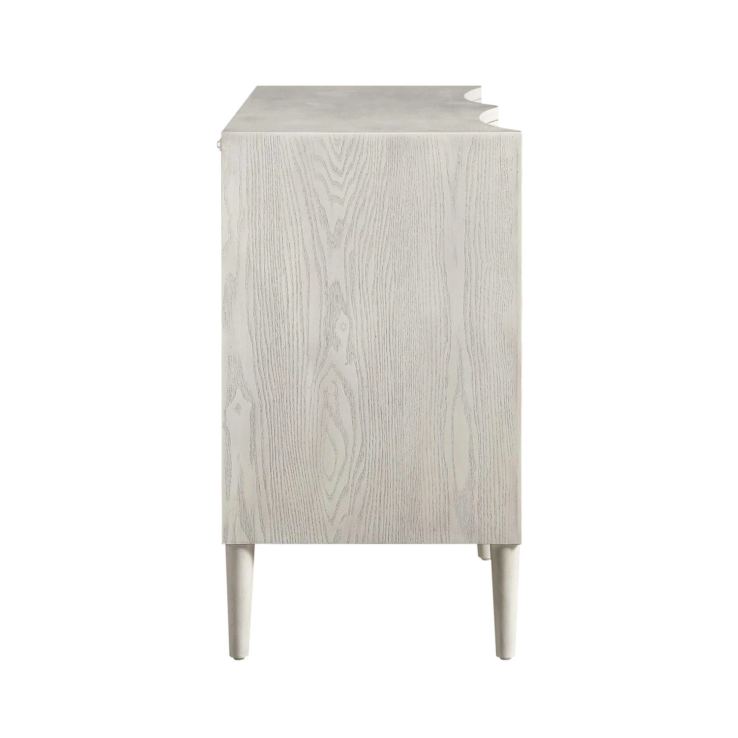 Thalia Concave Double Chest Of Drawers, Washed White 13 Thalia Concave Double Chest Of Drawers, Washed White - Image 11