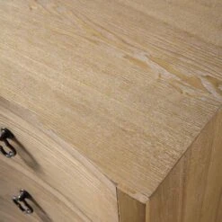 Thalia Concave 3 Drawer Bedside Table, Natural -Daals Shop XXNS 021 NAT detail4