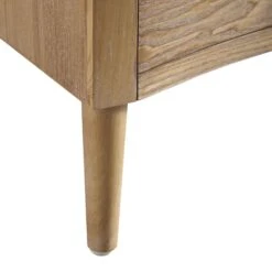 Thalia Concave 3 Drawer Bedside Table, Natural -Daals Shop XXNS 021 NAT detail5
