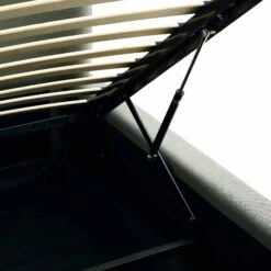 Constance Winged Headboard Ottoman Storage Bed, Olive Linen 30 Constance Winged Headboard Ottoman Storage Bed, Olive Linen -Daals Shop ZD 2182 OLIVE LIN detail2