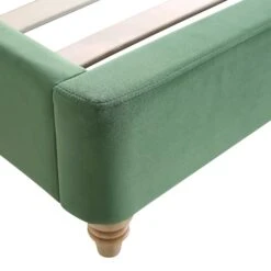 Leamington Deep-Buttoned Upholstered Bed, Meadow Green Velvet -Daals Shop ZX 1063 CUCU VEL detail3