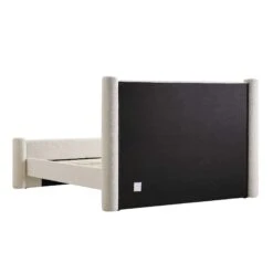 Galerie Beige Boucle Pillar Upholstered Bed -Daals Shop ZX 2180 BEIGE BOUCLE D WB5