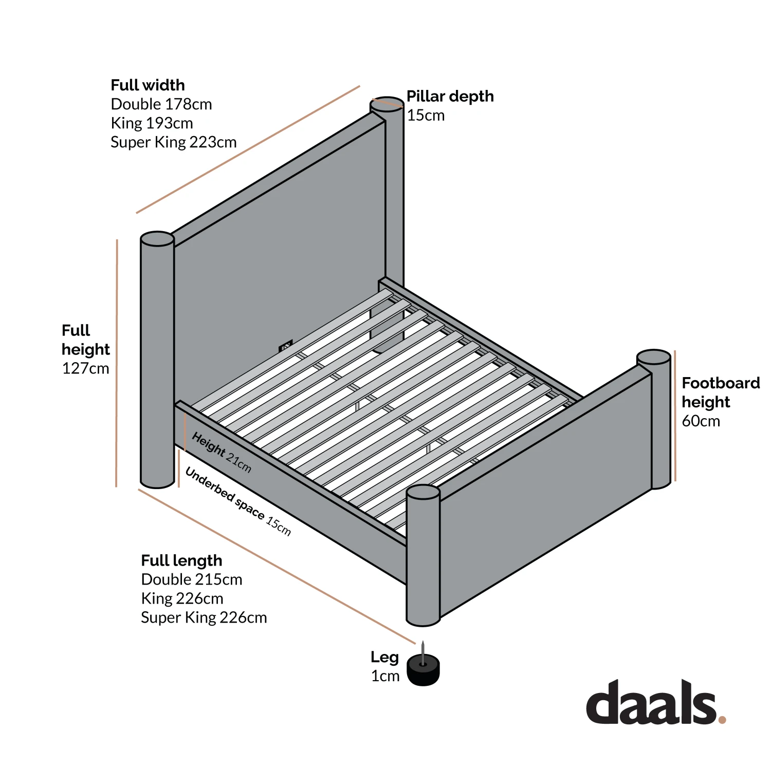 Galerie Taupe Velvet Pillar Upholstered Bed 7 Galerie Taupe Velvet Pillar Upholstered Bed - Image 5