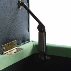 Leamington Deep-Buttoned Ottoman Storage Bench, Meadow Green Velvet 23 Leamington Deep-Buttoned Ottoman Storage Bench, Meadow Green Velvet -Daals Shop ZX 2183 CUCU VEL detail2