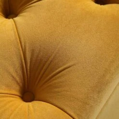 Leamington Deep-Buttoned Ottoman Storage Bench, Turmeric Yellow Velvet 22 Leamington Deep-Buttoned Ottoman Storage Bench, Turmeric Yellow Velvet -Daals Shop ZX 2183 MUST VEL detail1