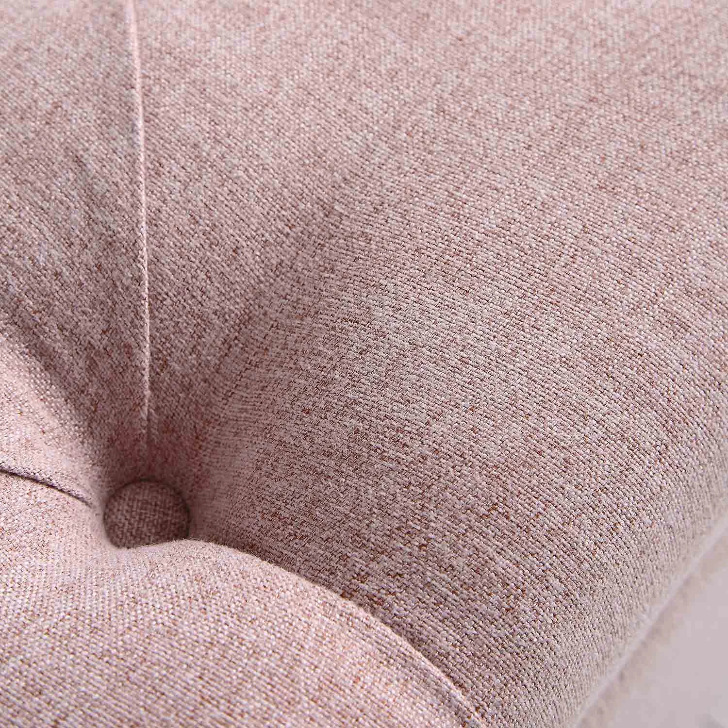 Leamington Deep-Buttoned Ottoman Storage Bench, Rosewater Pink Fabric 12 Leamington Deep-Buttoned Ottoman Storage Bench, Rosewater Pink Fabric - Image 10