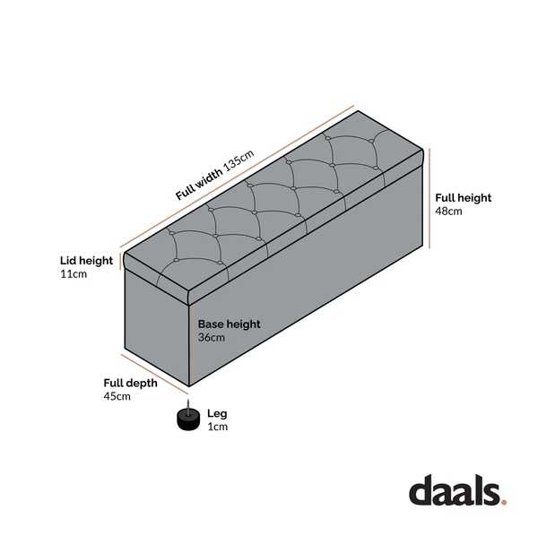 Leamington Deep-Buttoned Ottoman Storage Bench, Rosewater Pink Fabric 7 Leamington Deep-Buttoned Ottoman Storage Bench, Rosewater Pink Fabric - Image 5