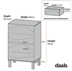 Moriko Chest Of 4 Drawers 17 Moriko Chest Of 4 Drawers -Daals Shop dimensional drawings NOV 2022 BSD 112