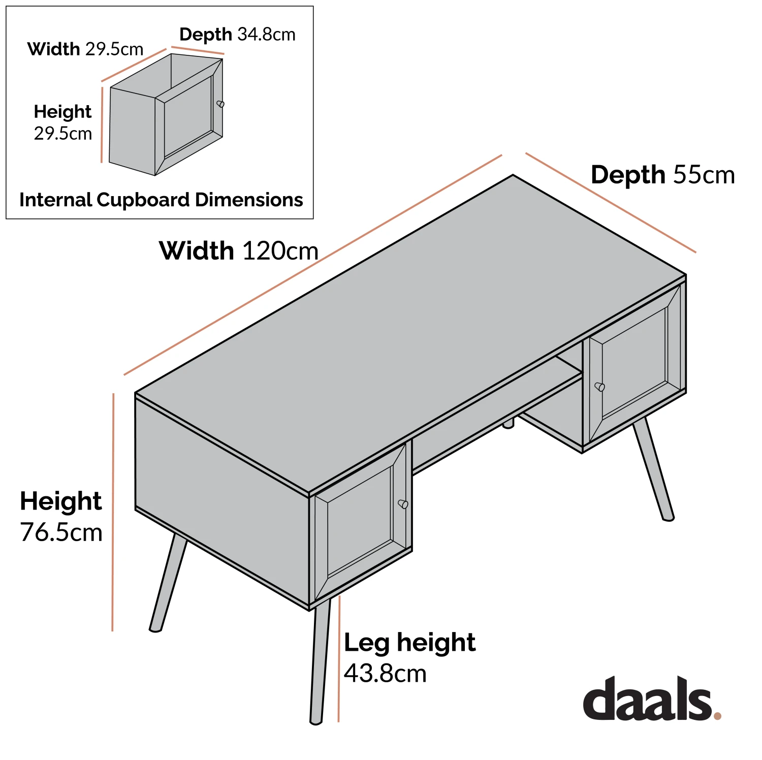Frances Woven Rattan 2-Door Desk, Black 6 Frances Woven Rattan 2-Door Desk, Black - Image 4